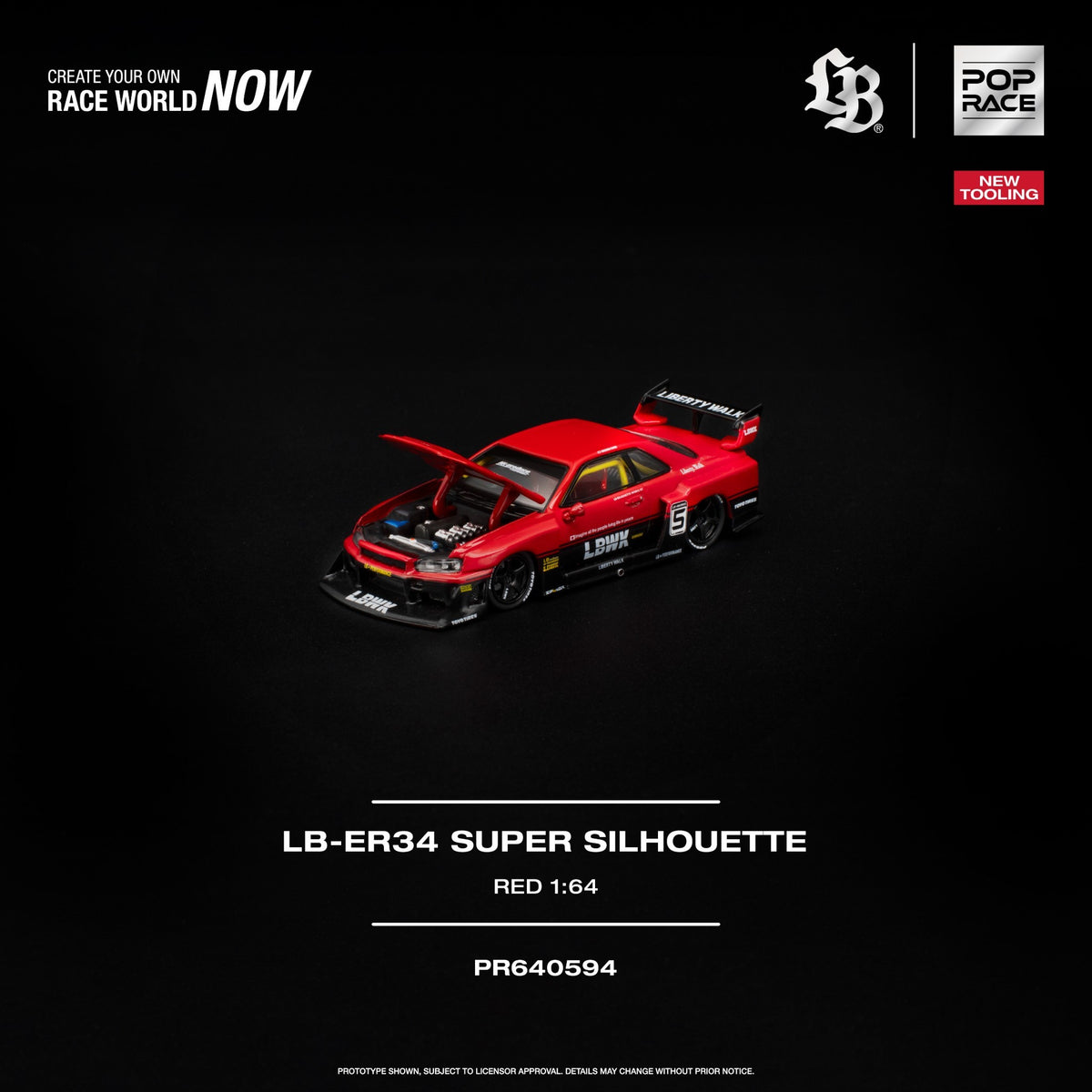 Pop Race - Pre-Order - LB-ER34 Super Silhouette, red - PR640594