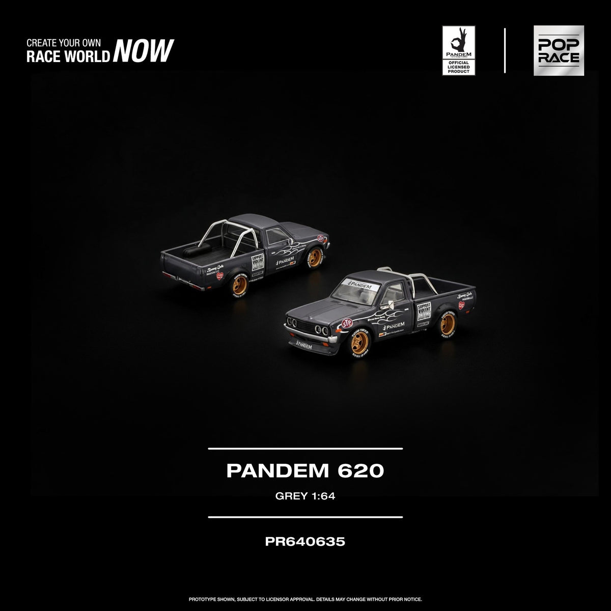 Pop Race - Pre-Order - Pandem 620, grey - PR640635