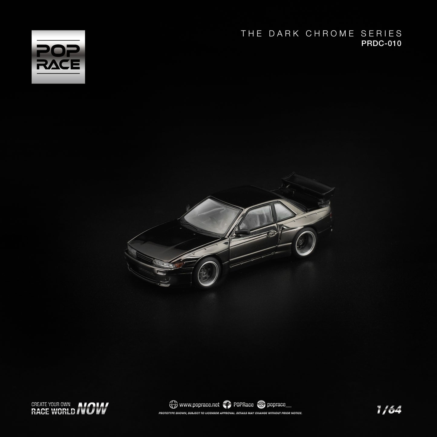 Pop Race - Pre-Order - Pandem S13 *The Dark Chrome Series*, dark chrome - PRDC-010