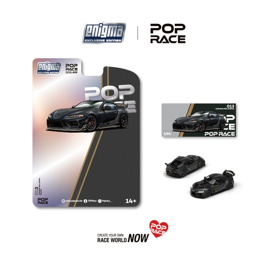 Pop Race x Enigma- Pre-Order - Darwin Pro 66G NWB Supra (A90) - midnight black - PRE013
