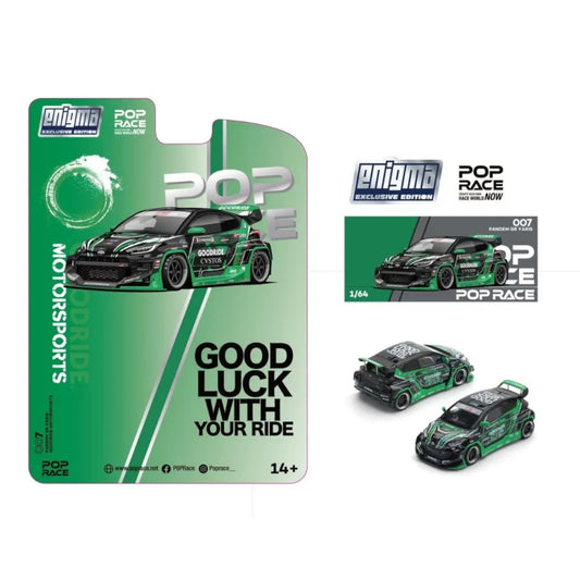 Pop Race x Enigma- Pre-Order - PANDEM GR Yaris - Goodride Motorsports (Blister Pack) - PRE007
