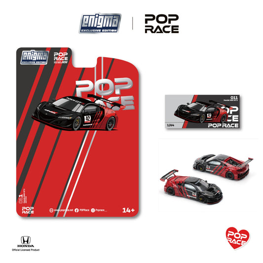 Pop Race x Enigma- Pre-Order - Honda NSX GT3 EVO22 - ADVAN (Blister Pack) - PRE011