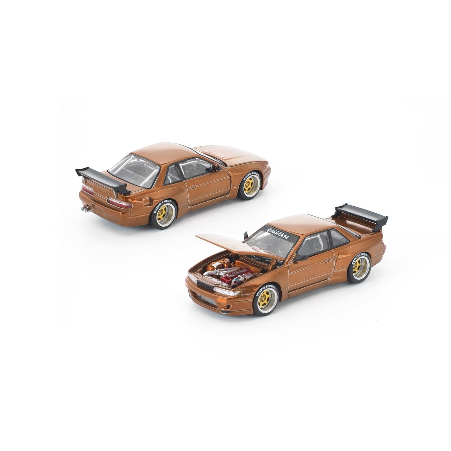 Pop Race x Enigma- Pre-Order - Pandem S13 Brown Chrome - PRE023