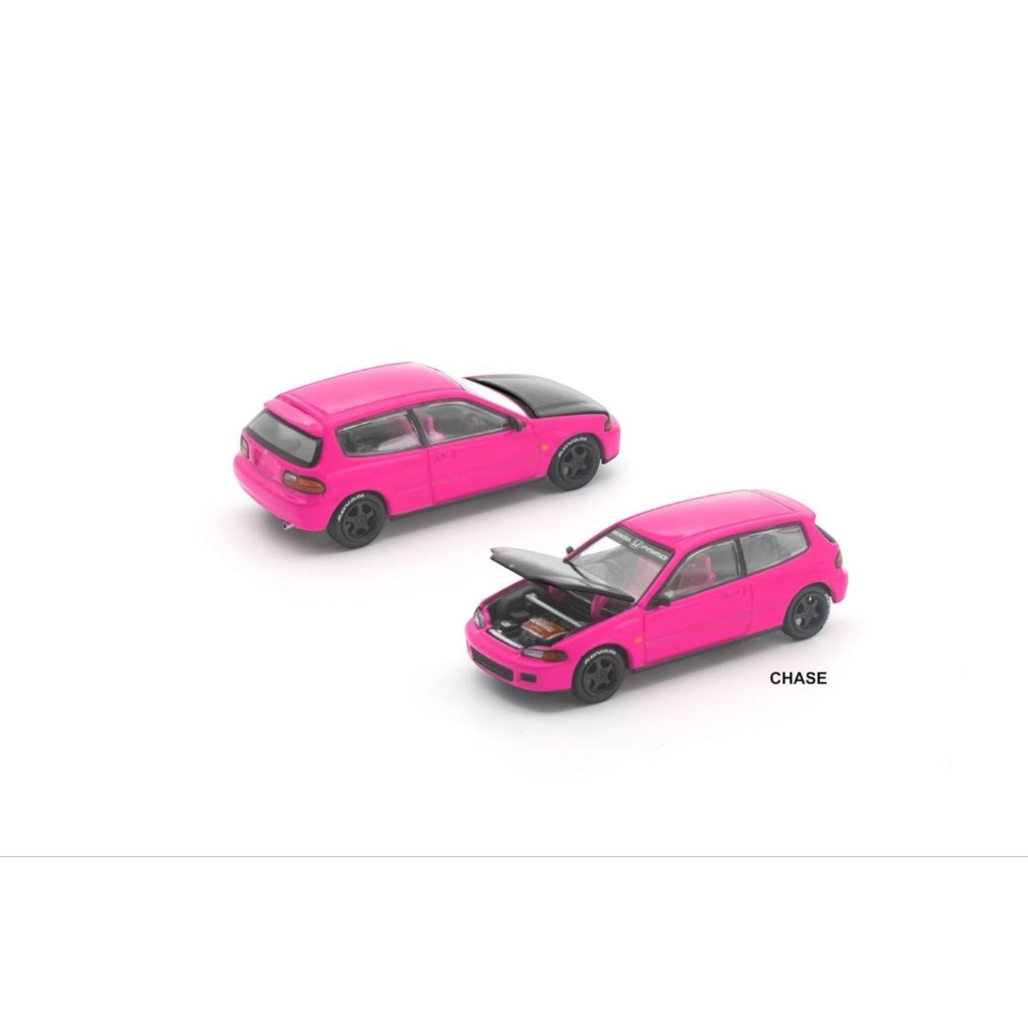 Pop Race x Enigma - Pre-Order - Honda Civic EG6, pink - PRE027