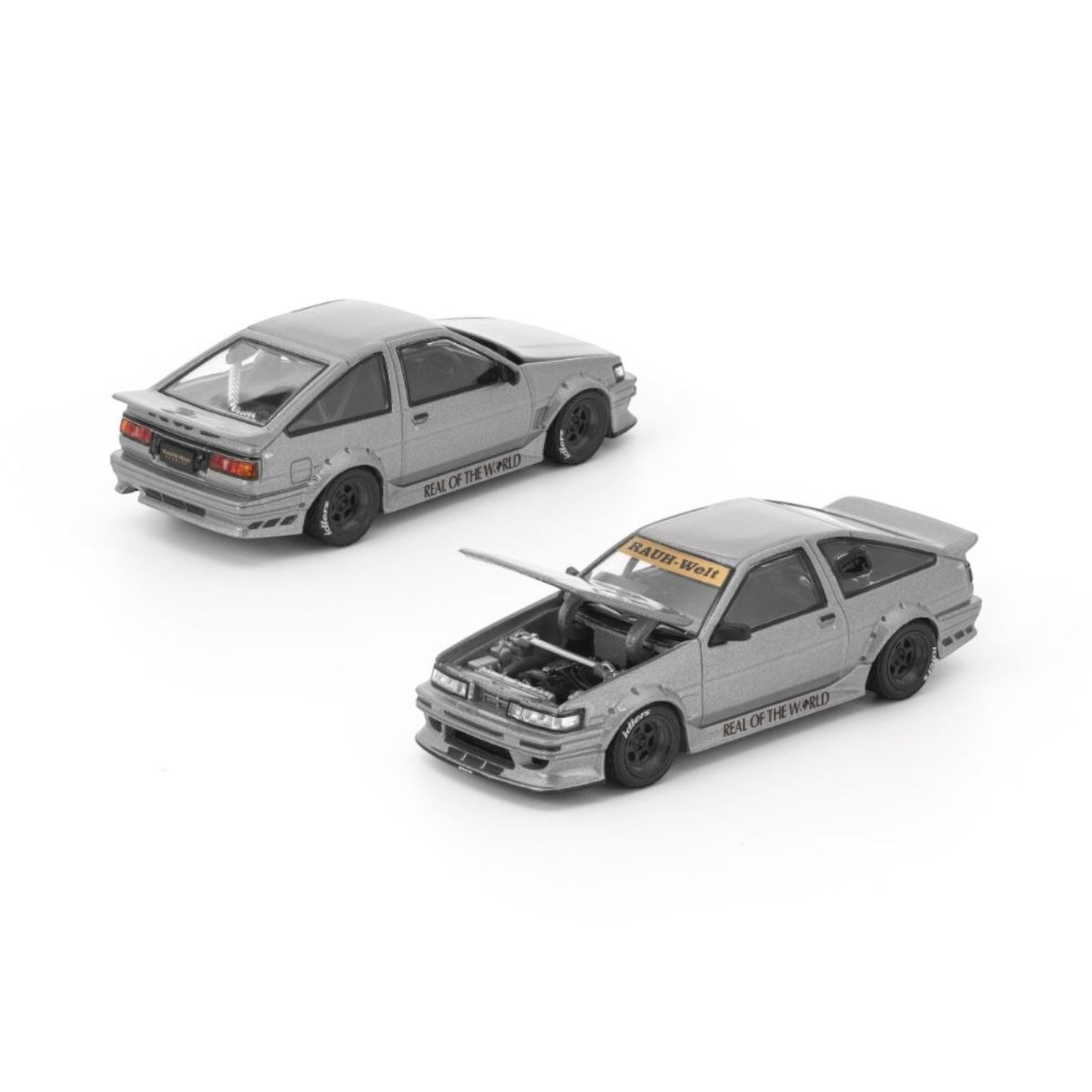 Pop Race x Enigma- Pre-Order - RWB AE86 - Matte Grey - PRE030