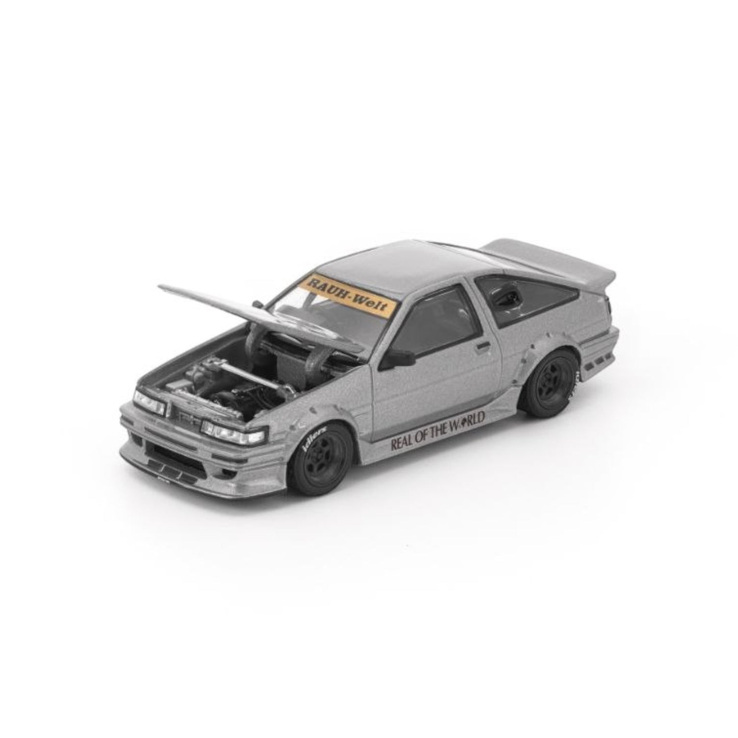 Pop Race x Enigma- Pre-Order - RWB AE86 - Matte Grey - PRE030