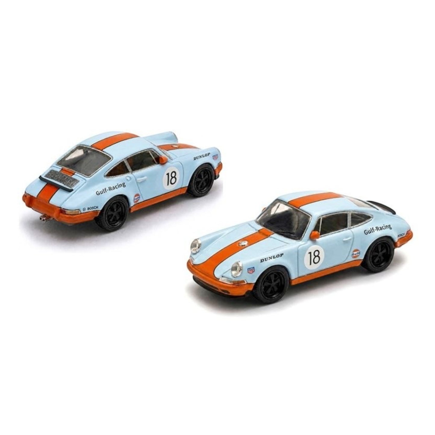 Pop Race x Enigma- Pre-Order - Singer Racing #18, orange/blue - PRE037