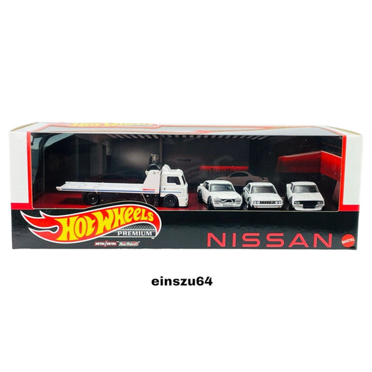Hot Wheels 2023 - Nissan Diorama - 3 Cars + Truck - HKC16 - GMH39-956P - 1:64