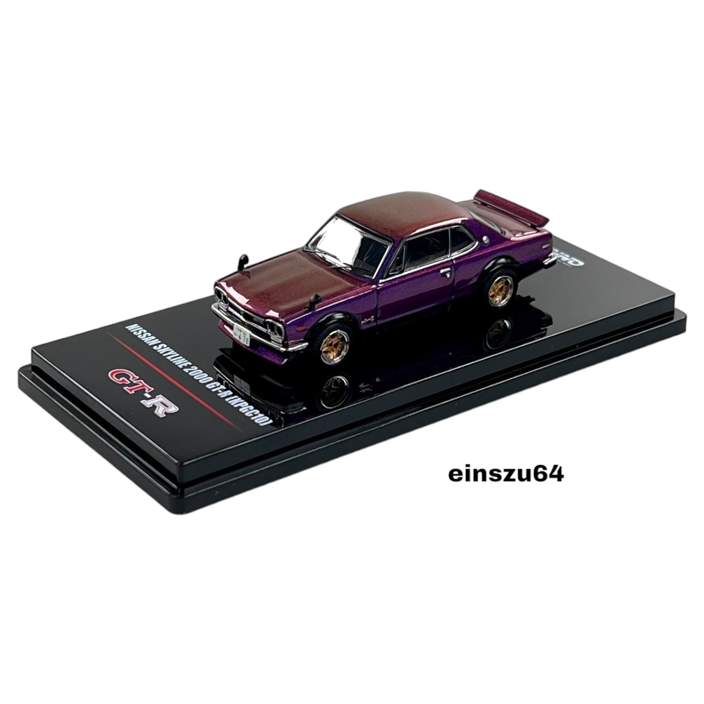INNO64 - Nissan Skyline 2000 GT-R (KPGC10), midnight purple II - 1:64 - IN64-KPGC10-MPII
