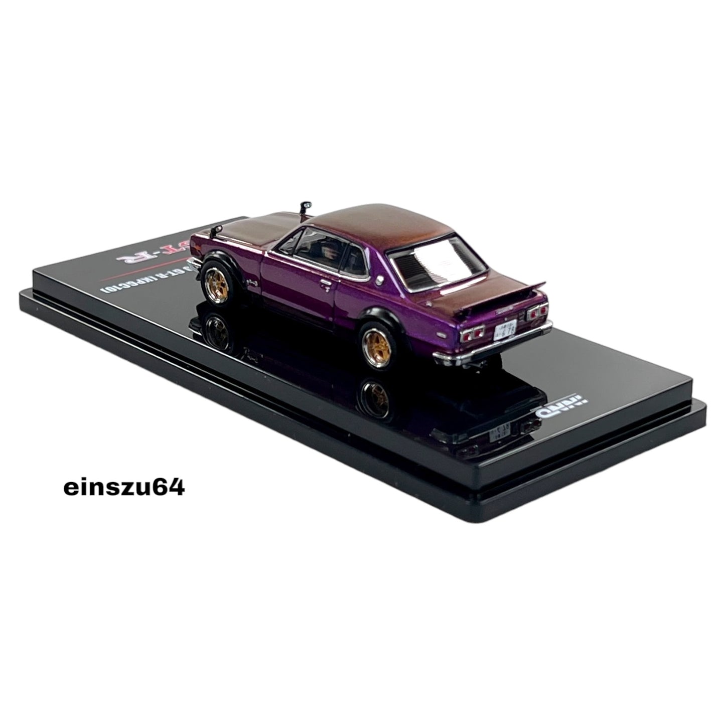 INNO64 - Nissan Skyline 2000 GT-R (KPGC10), midnight purple II - 1:64 - IN64-KPGC10-MPII