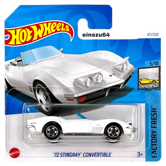 Hot Wheels 2024 - ´72 Stingray Convertible Corvette - Factory Fresh 5/10 - HTC50