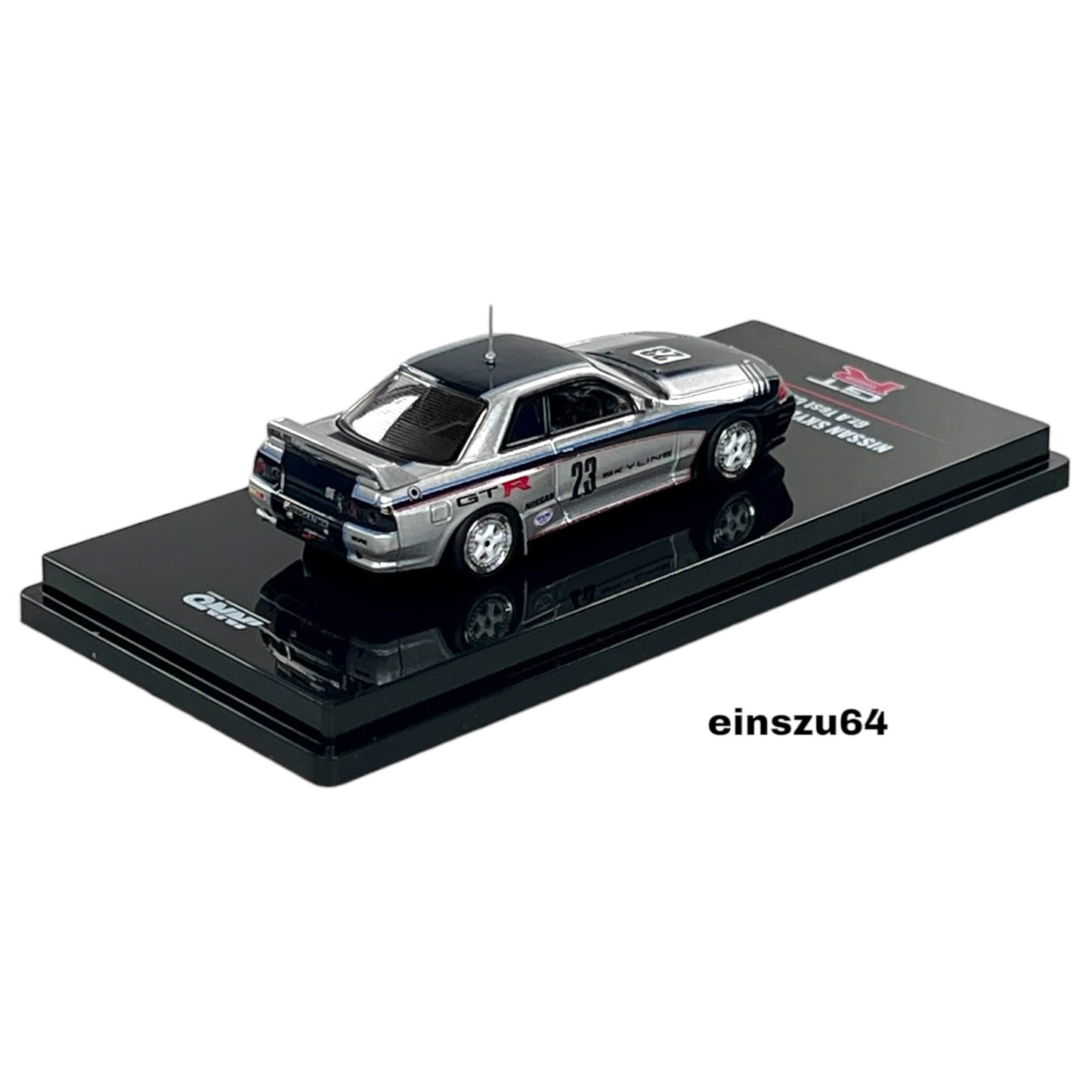 INNO64 - Nissan Skyline GT-R (R32) #23 GR.A Test Car 1989, blue/white - IN64-R32-89TC