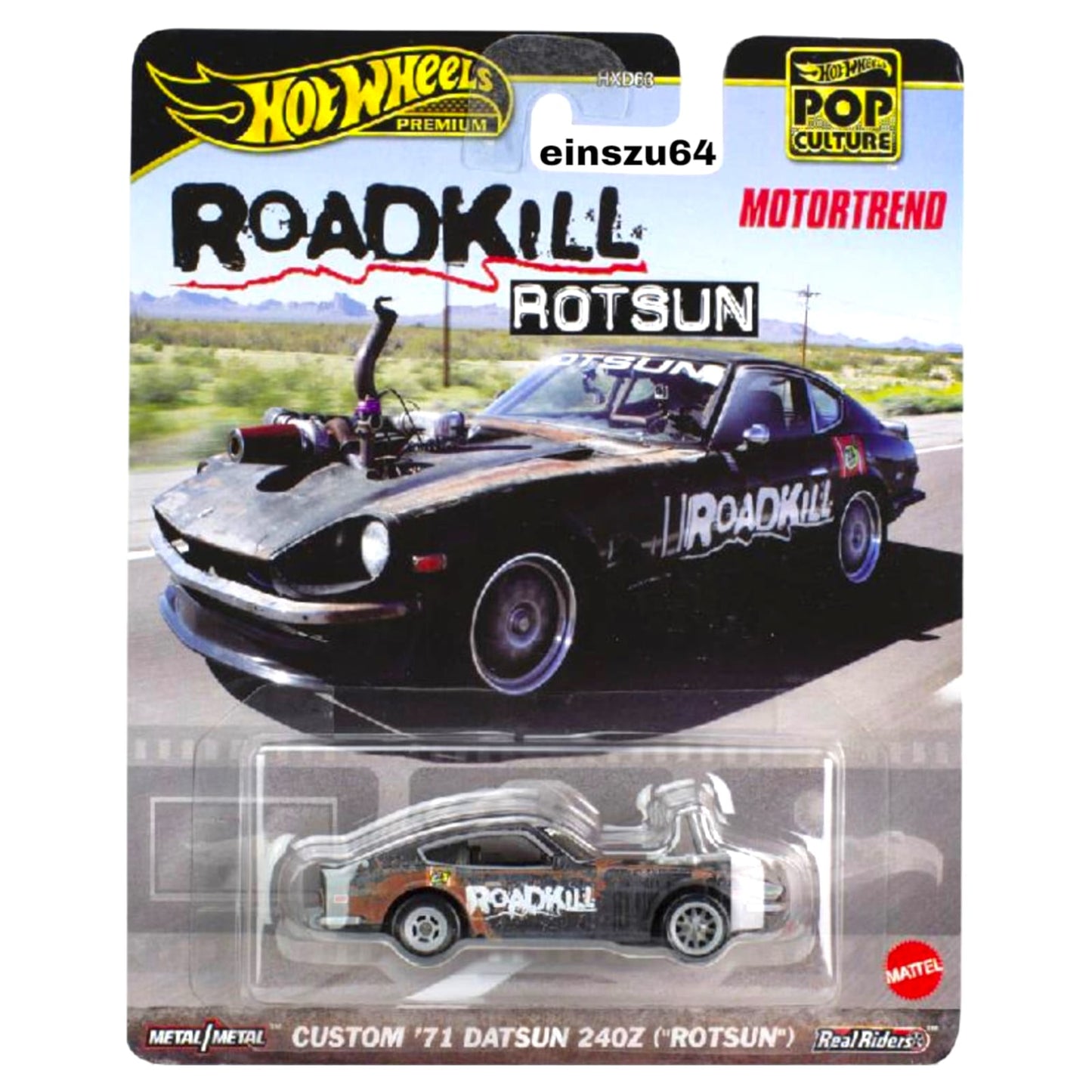 Hot Wheels 2024 - Datsun 240Z 1971 *Rotsun Roadkill* - HKC37 - 1:64