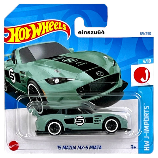 Hot Wheels 2024 - ´15 Mazda MX-5 Miata - J-Imports 3/10 - HTC42 - 69/250 - 1:64