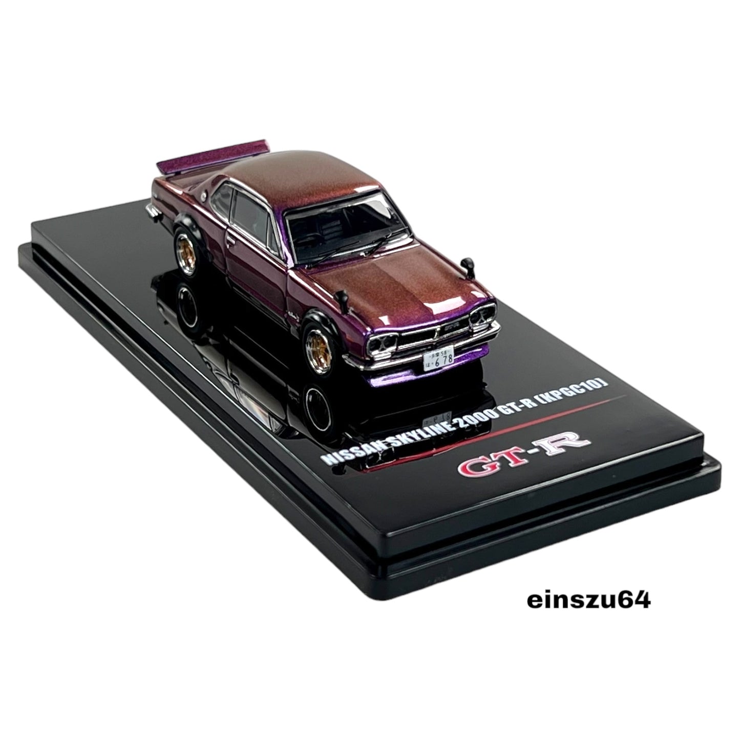 INNO64 - Nissan Skyline 2000 GT-R (KPGC10), midnight purple II - 1:64 - IN64-KPGC10-MPII