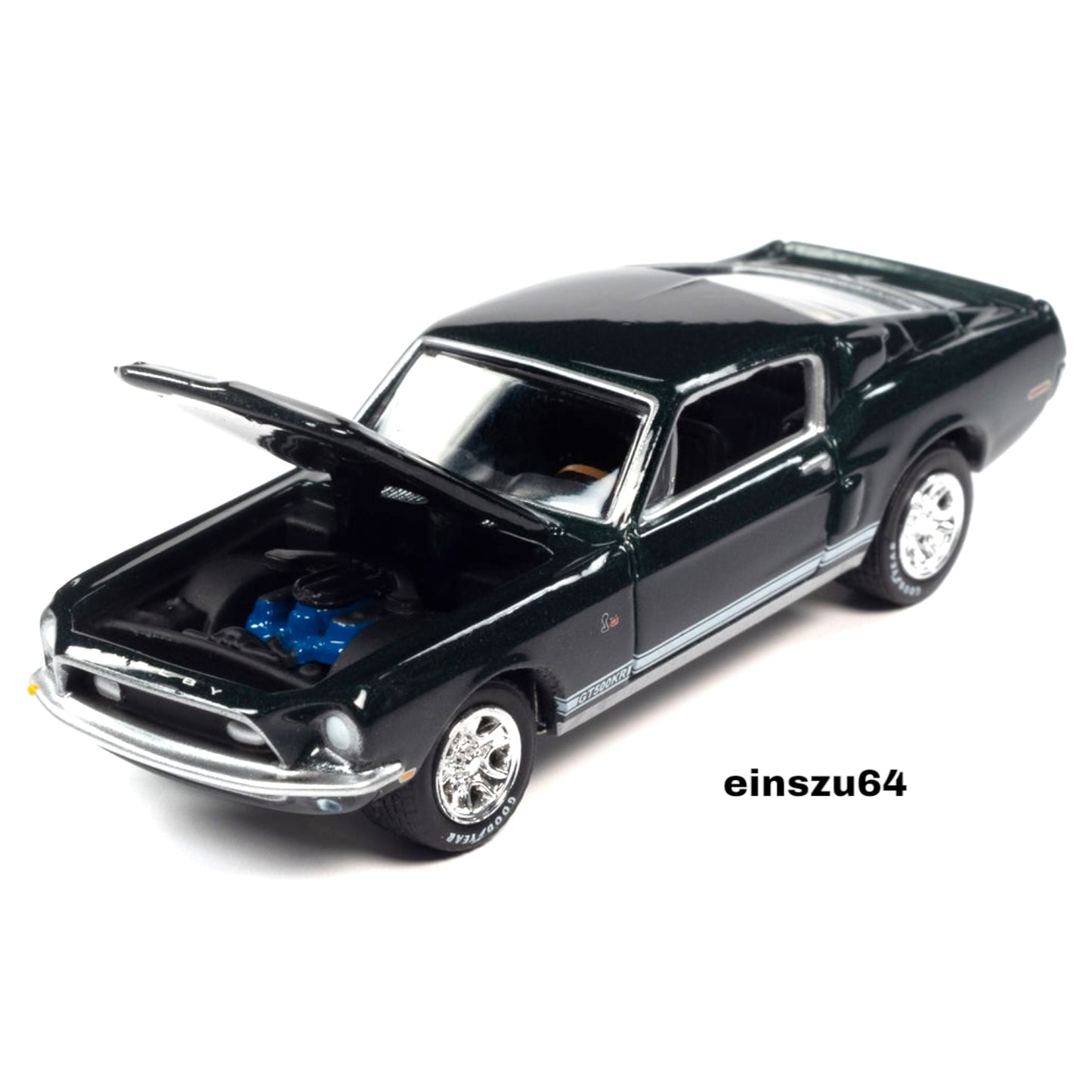 Johnny Lightning - Muscle Cars - 1968 Shelby GT500 KR, highland green - JLSP172A - 1:64