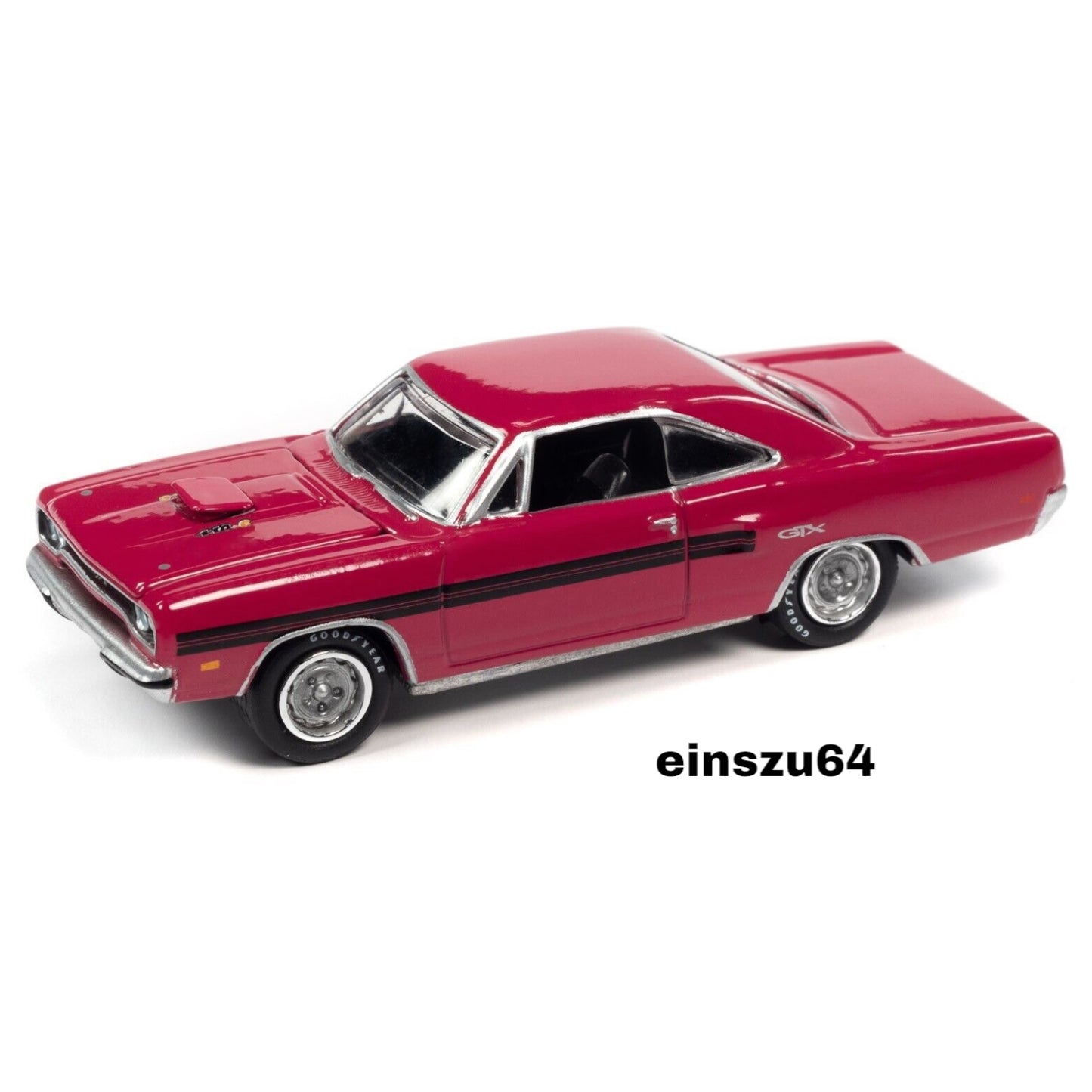 Johnny Lightning - Muscle Cars - 1970 Plymouth GTX, Moulin Rouge - JLSP177A - 1:64