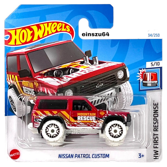 Hot Wheels 2024 - Nissan Patrol Custom - First Response 5/10 - HTB59 - 34/250 - 1:64