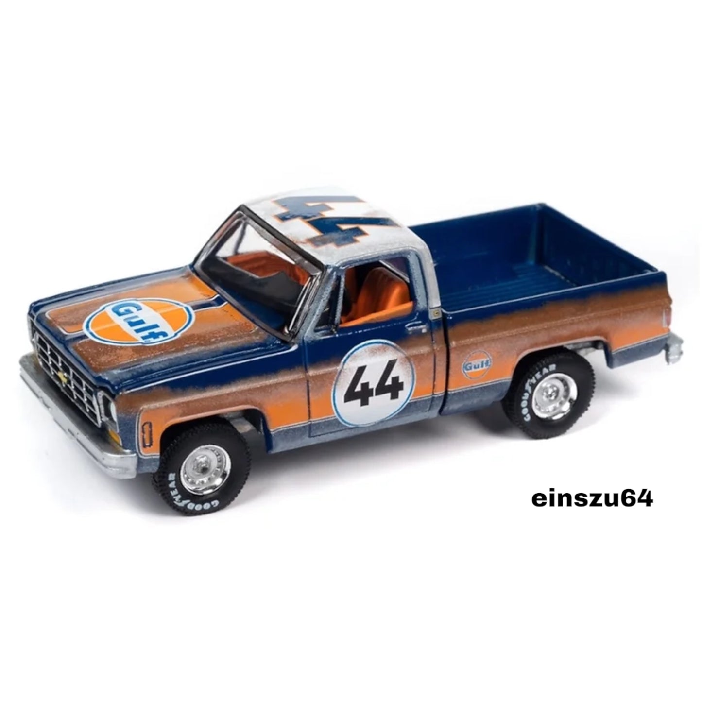 Autoworld - 1977 Chevrolet Silverado pick-up *Gulf* - 1:64 - AWCP8056