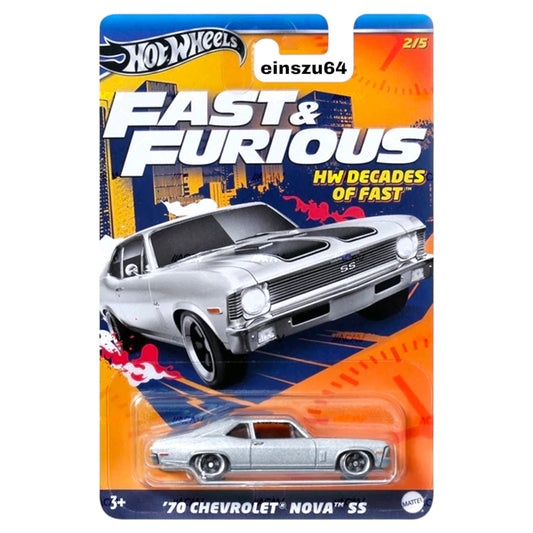 Hot Wheels 2024 - Fast & Furious - ´70 Chevrolet Nova - HRW42 - Decades of Fast