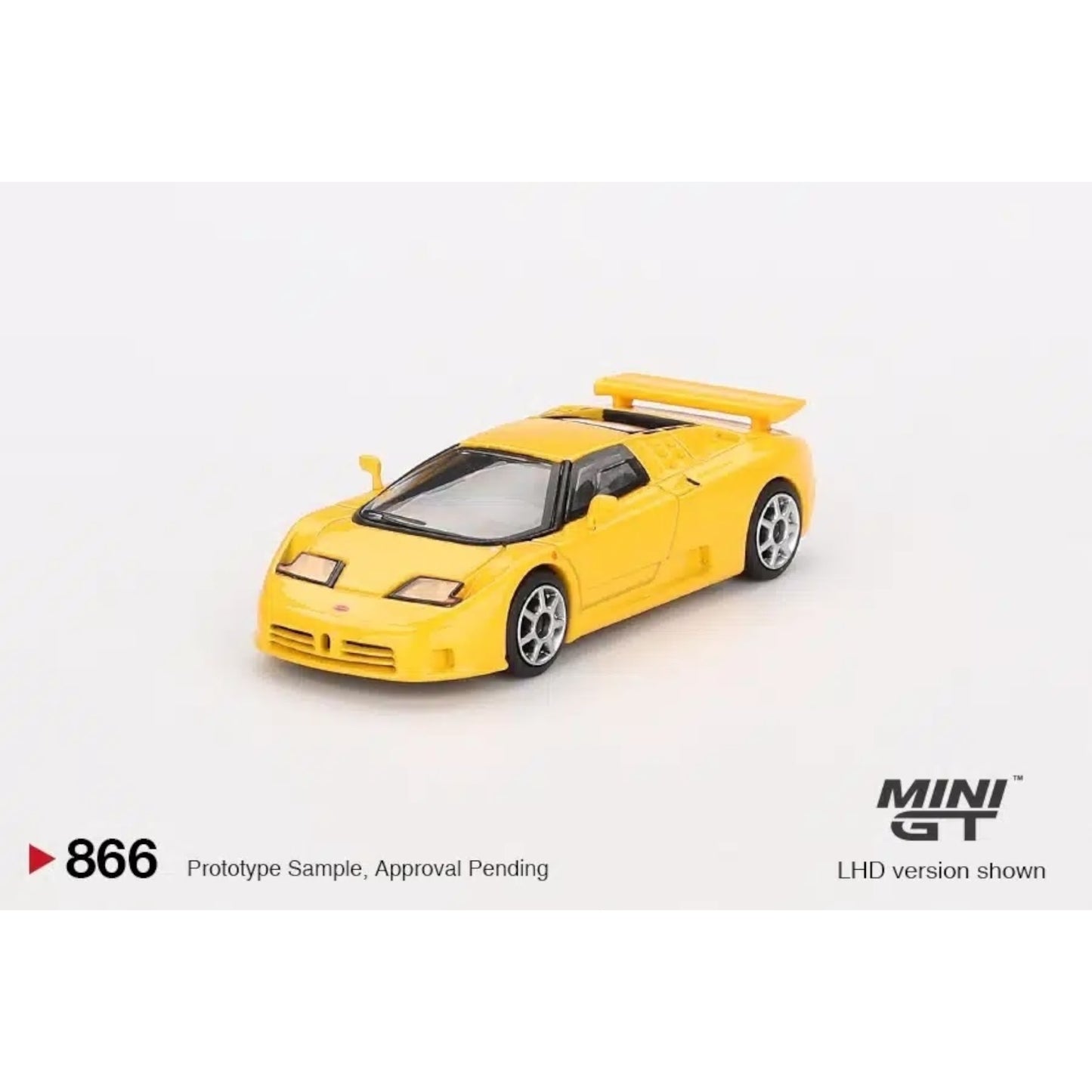 Mini GT - Pre-Order - Bugatti EB110 Super Sport Giallo Bugatti - MGT00866 (LHD) - 1:64