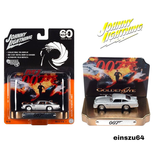 Johnny Lightning - Aston Martin DB5 - James Bond - Golden Eye - Diorama - JLSP306 - 1:64