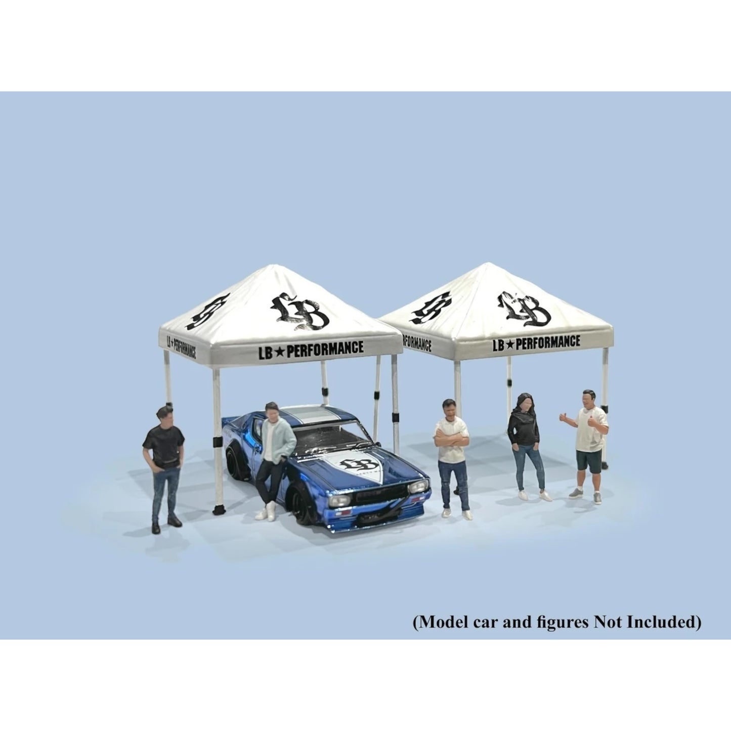 American Diorama - Liberty Walk Canopy set - Zelt - AD-2416MJ - Mijo Exclusice 1:64