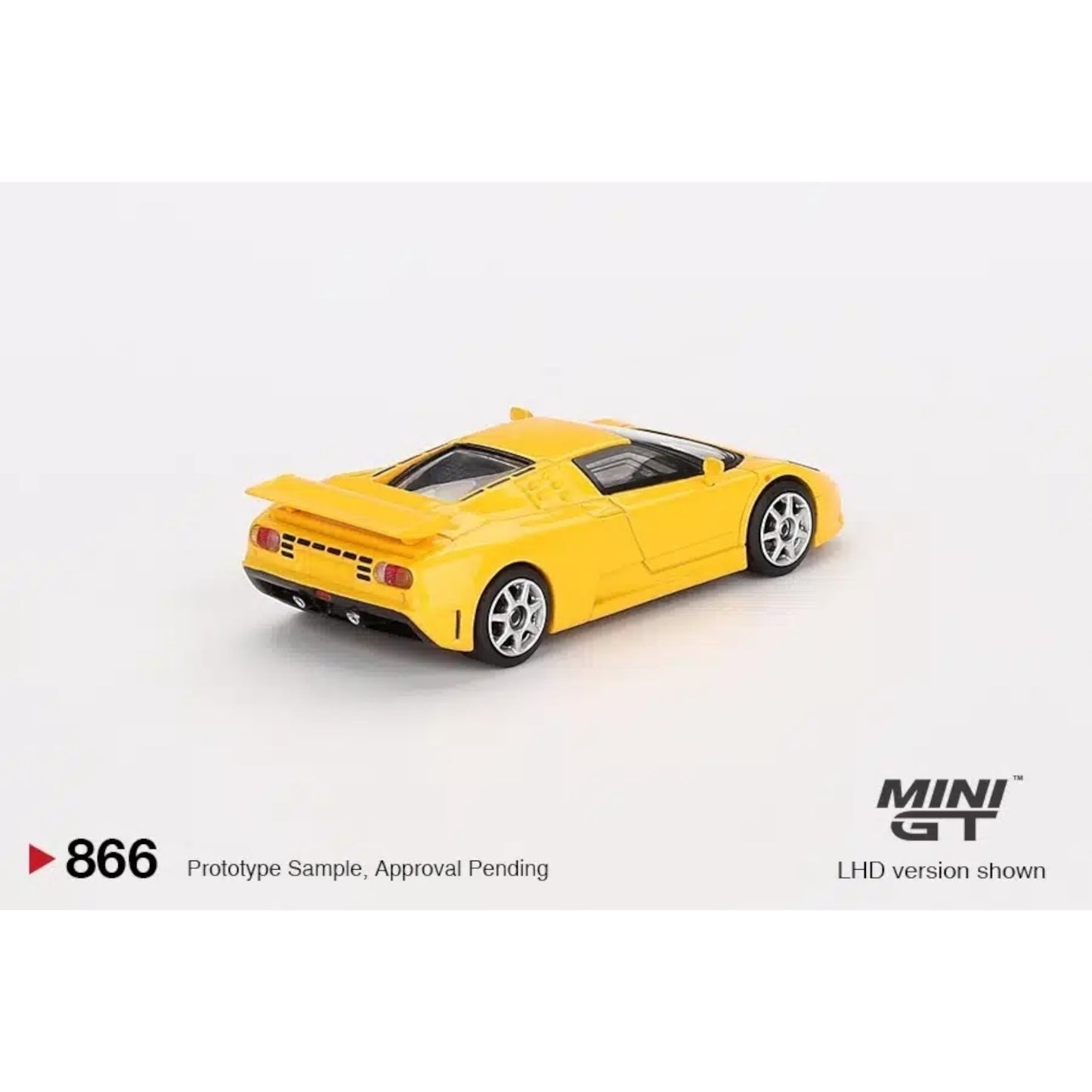Mini GT - Pre-Order - Bugatti EB110 Super Sport Giallo Bugatti - MGT00866 (LHD) - 1:64