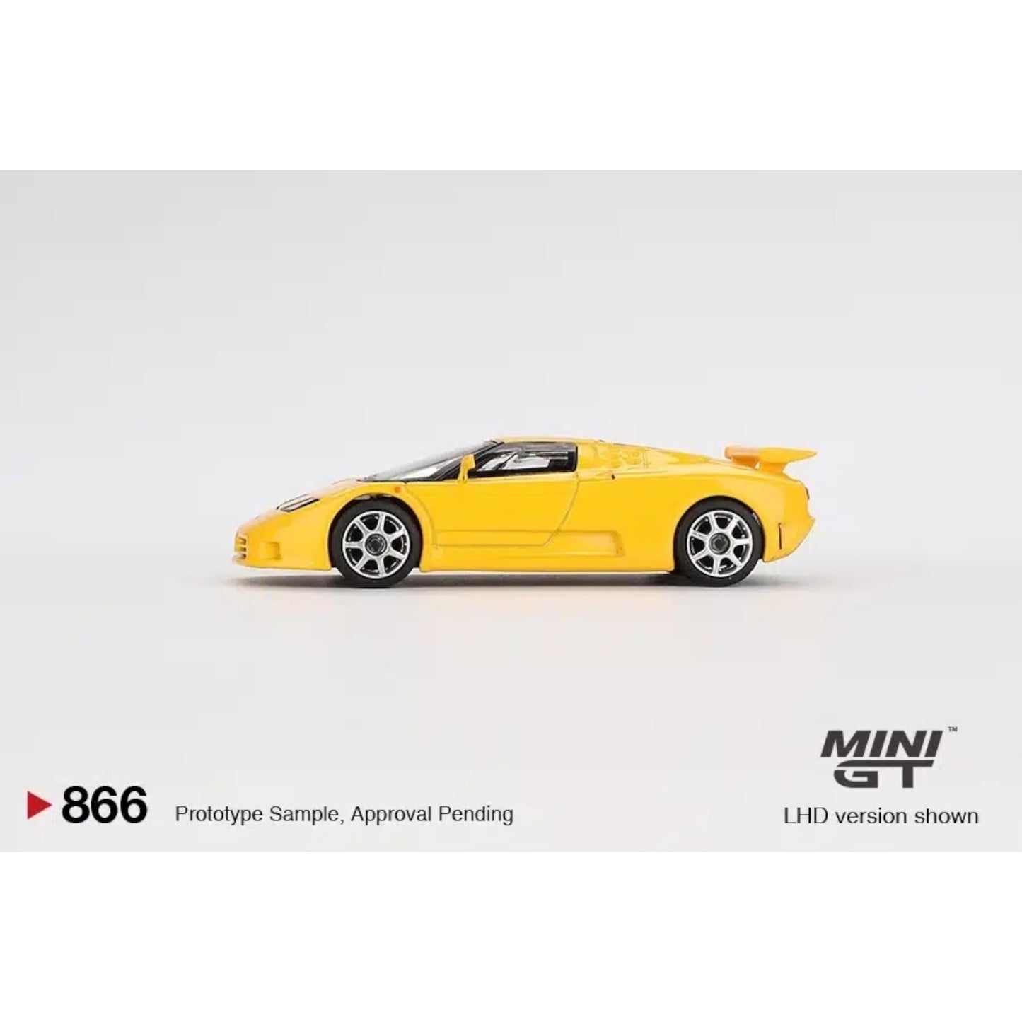 Mini GT - Pre-Order - Bugatti EB110 Super Sport Giallo Bugatti - MGT00866 (LHD) - 1:64