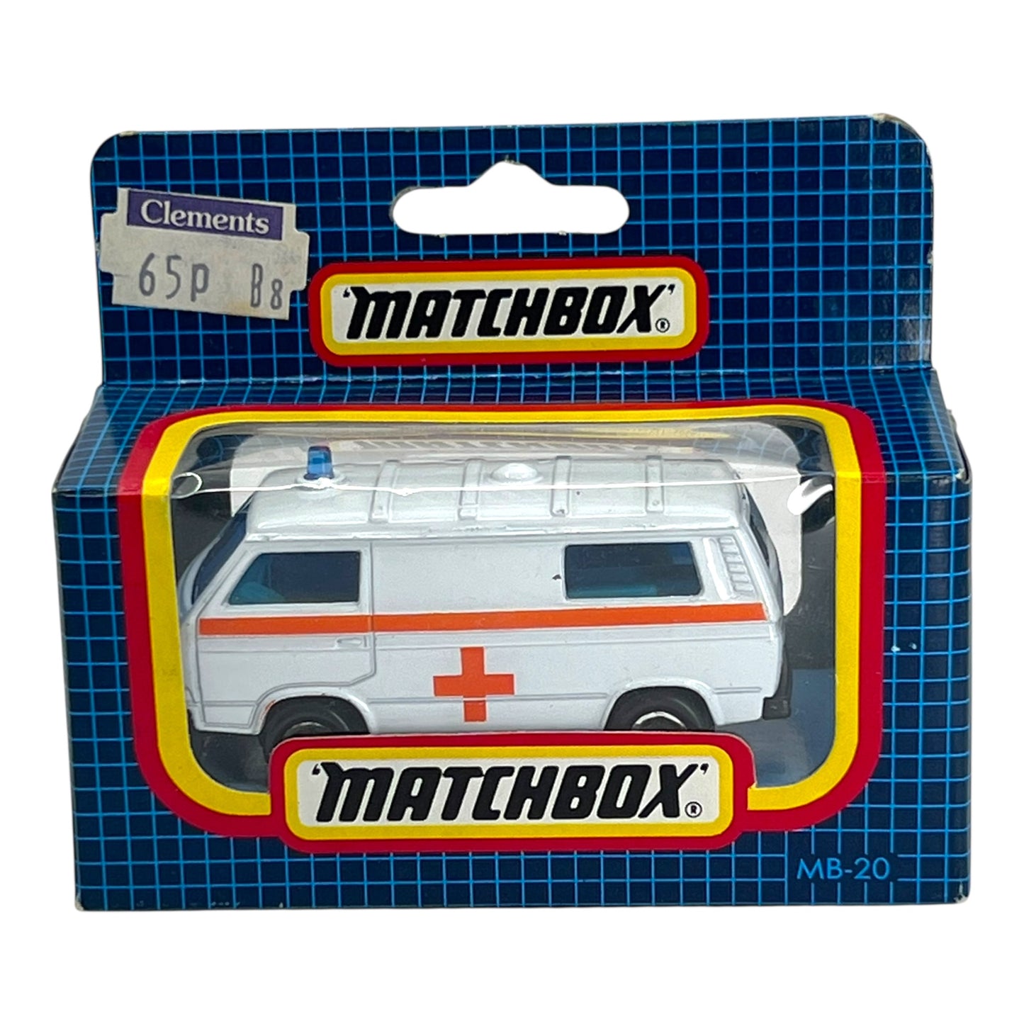 Matchbox Superfast - VW Transporter Ambulance - MB20 - Made in Macau 1987 - Near Mint
