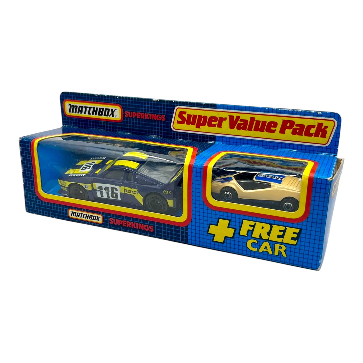 Matchbox SuperKing - Super Value Pack, Lancia Rallye + 1 free - Made in China 1987