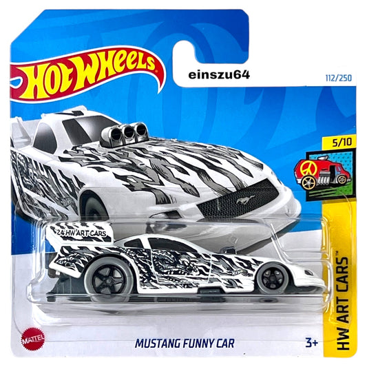 Hot Wheels 2024 - Mustang Funny Car - Art Cars 5/10 - HTB73 - 112/250