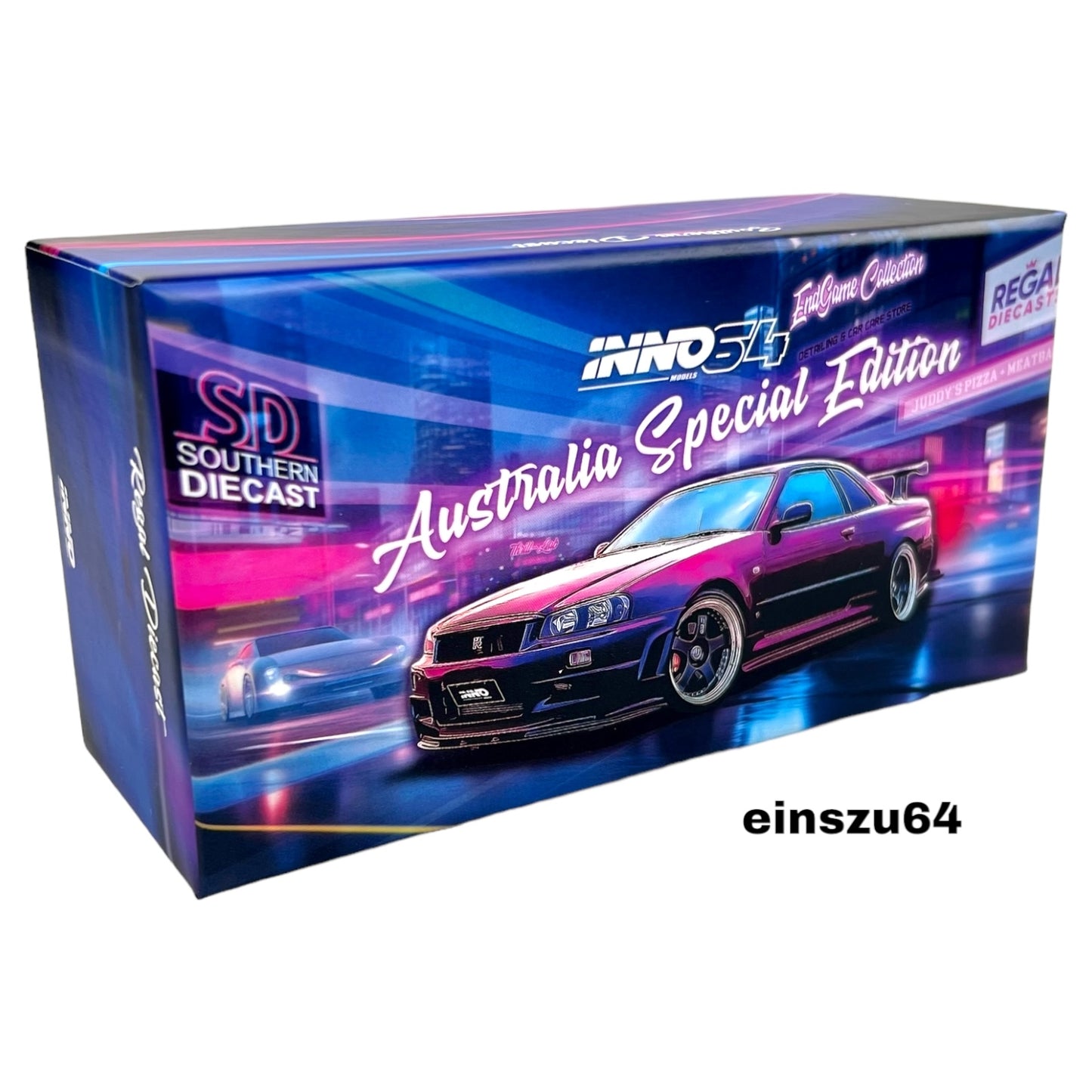 INNO64 - Nissan Skyline GT-R (R34) Z-Tune *Endgame* Australia Special Edition, purple - IN64-R34ZT-ENDGAME