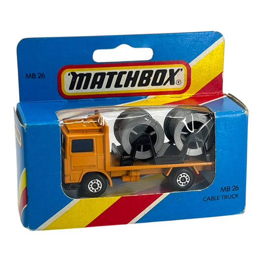 Matchbox Superfast - Volvo Cable Transpoter - MB26 - Made in England 1983 - Mint
