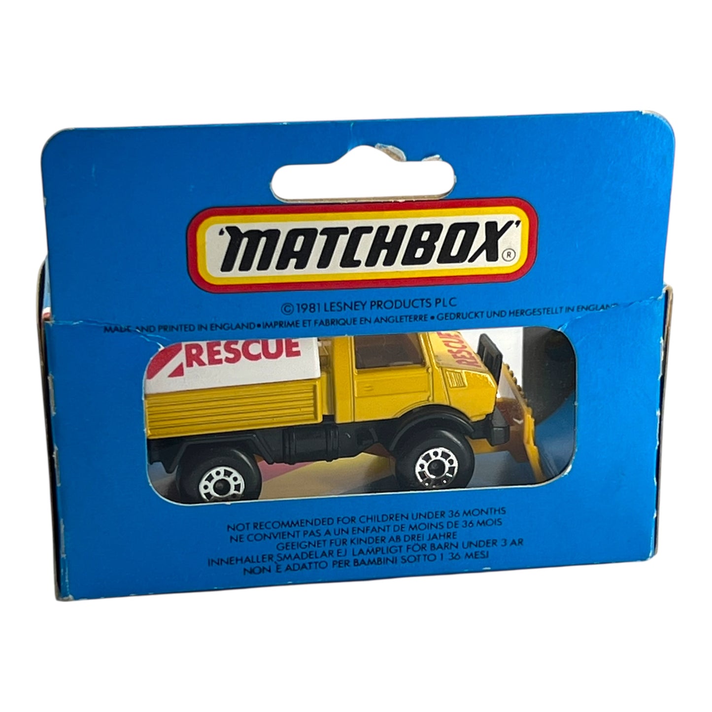 Matchbox Superfast - Unimog Rescue Truck - MB48 - Made in England 1981 - Mint