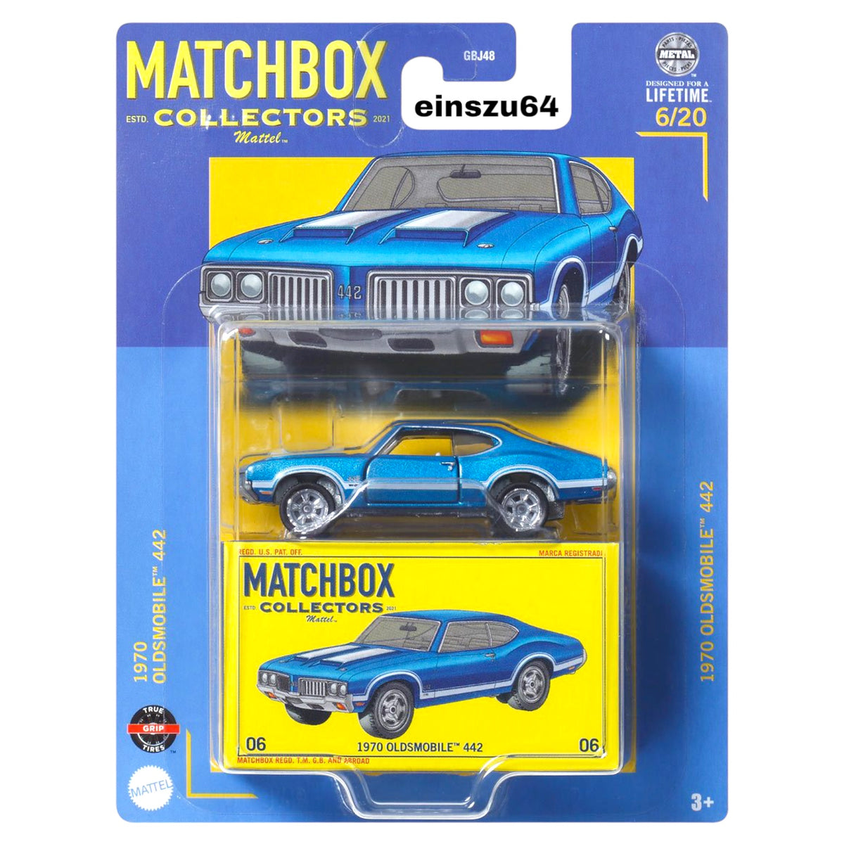 Matchbox 2024 - Collectors - 1970 Oldsmobile 442 - HVW12 - 1:64