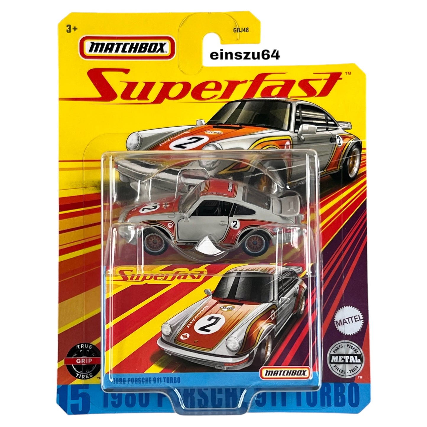 Matchbox Superfast - 1980 Porsche 911 Turbo - GKP51 - No. 15