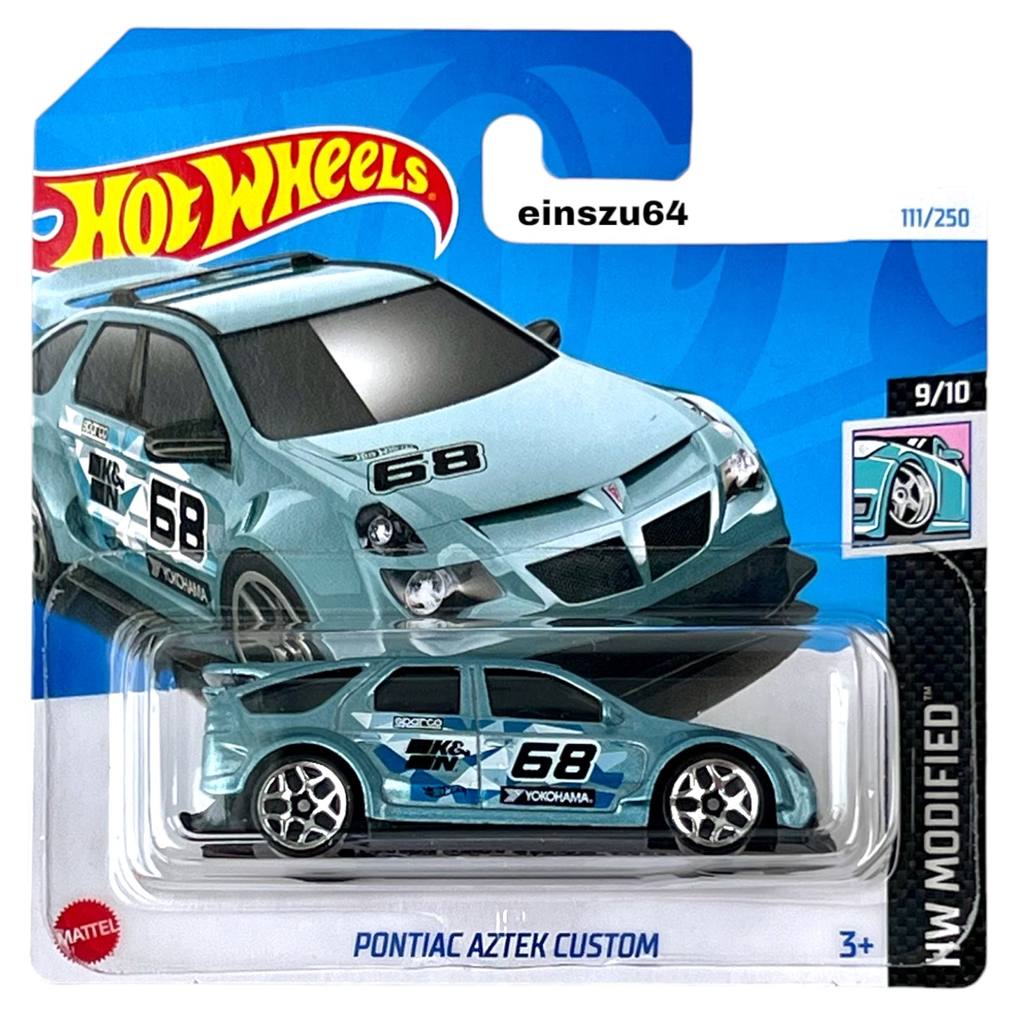Hot Wheels 2024 - Pontiac Aztek Custom - Modified 9/10 - HRY61 - 111/250