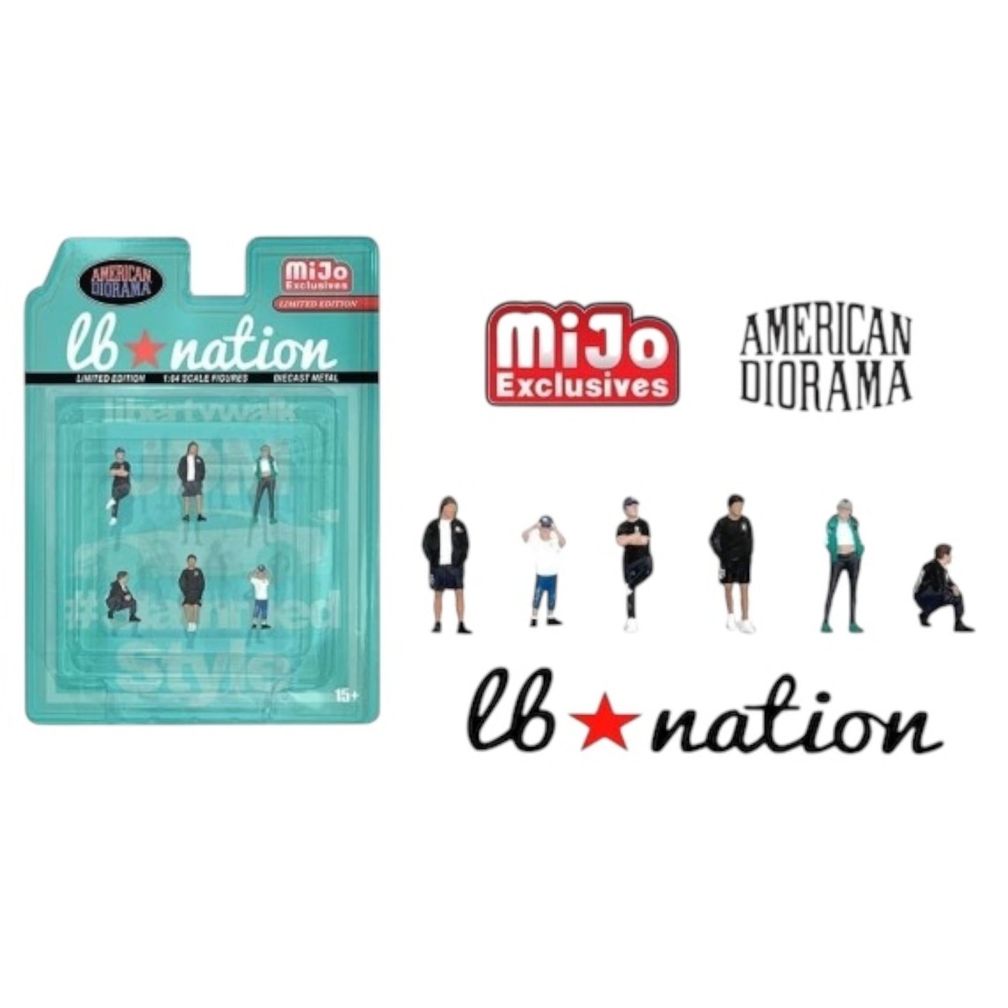 American Diorama - LB Nation, Diecast Figure's - AD-2422-MJ