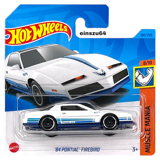 Hot Wheels 2023 - ´84 Pontiac Firebird - Muscle Mania  8/10 - HKK92 - 180/250