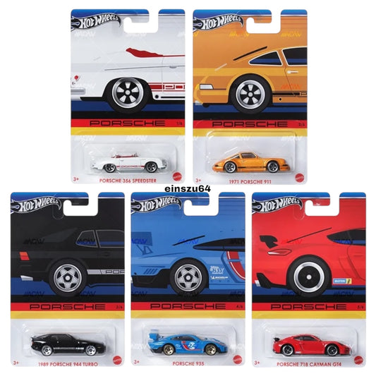 Hot Wheels 2024 - Porsche Celebration Set - 5x Modelle - GRT01-979G