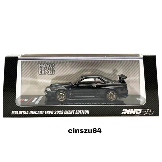 INNO64 - Nissan Skyline GT-R (R34) Z-Tune Full Carbon Version Malaysia Diecast Expo 2023 - 1:64 - IN64-R34ZT-MDX23FC