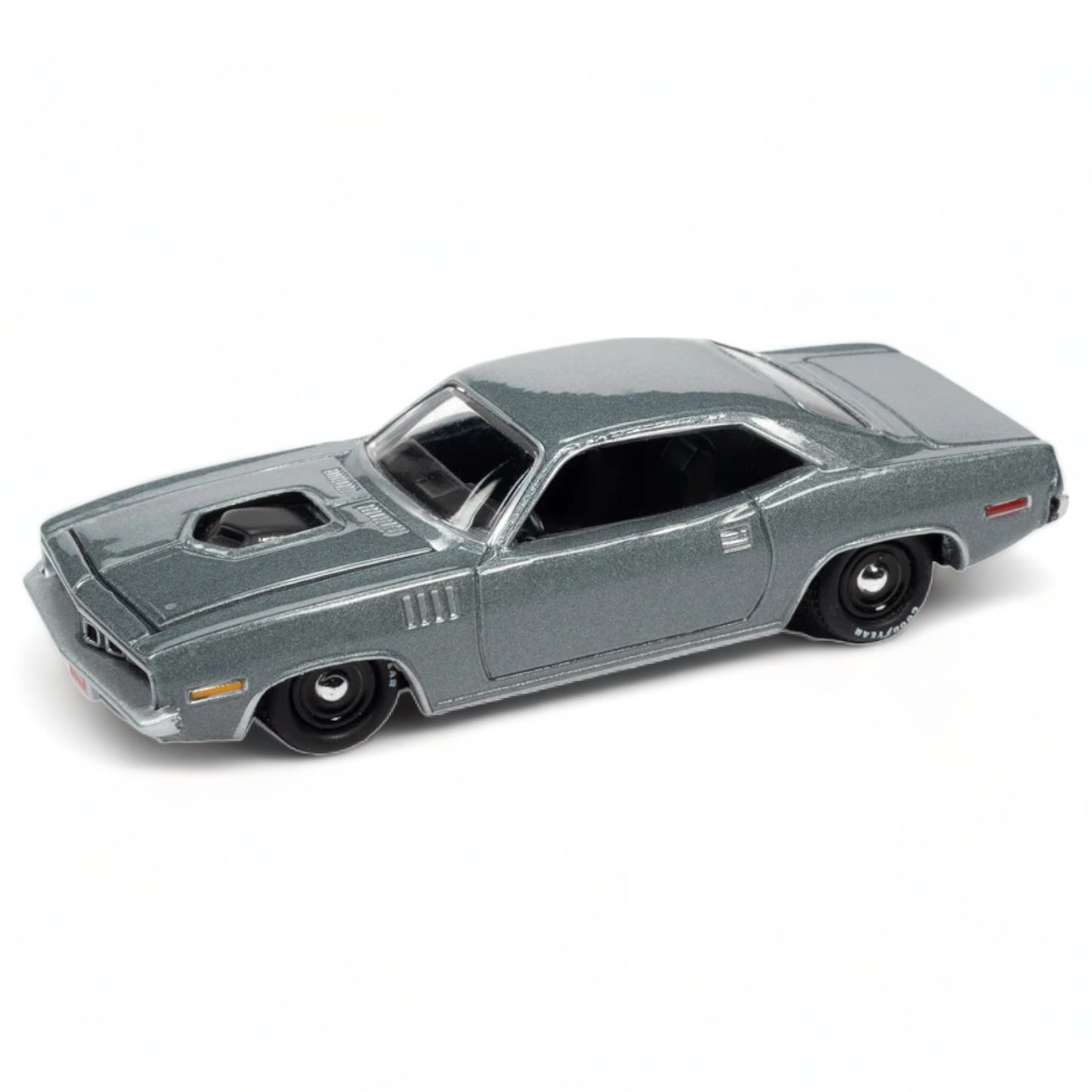 Racing Champions - 1971 Plymouth Hemi Cuda FC, grey metallic - RCSP020 - 1:64