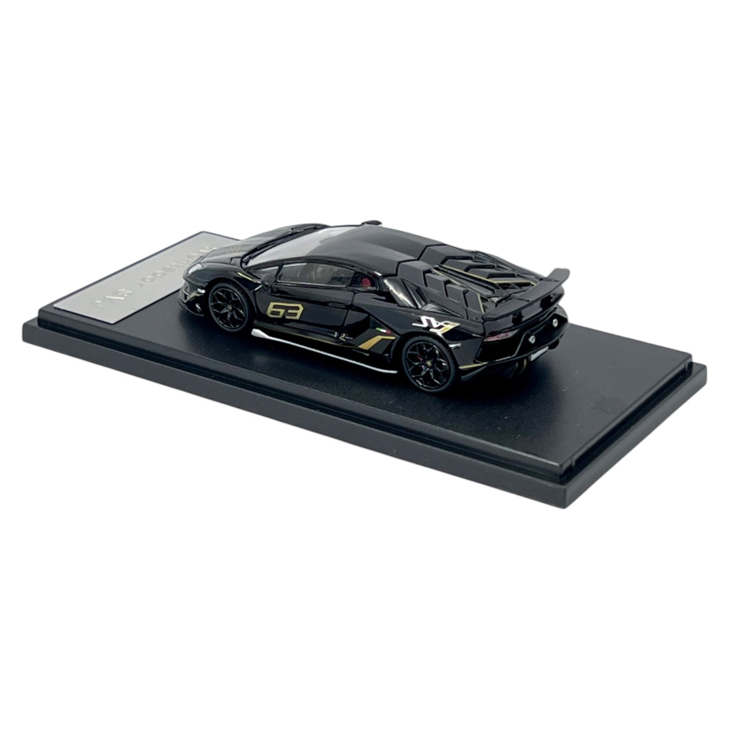 Rhino Model - Lamborghini Aventador SVJ 63, black - RM64-SVJ63-BLK