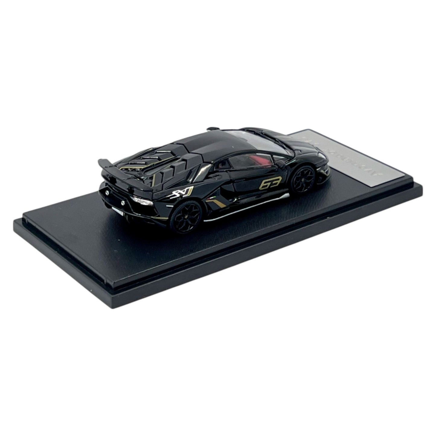 Rhino Model - Lamborghini Aventador SVJ 63, black - RM64-SVJ63-BLK