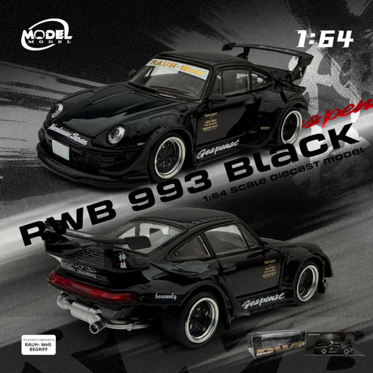 ModelModel - Pre-Order - RWB 993, Black - RWB993-004