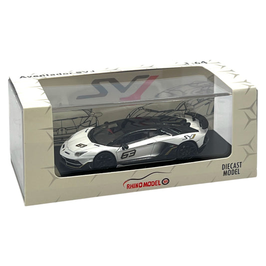 Rhino Model RM - Aventador LP770-4 SVJ 63 Pearl White #63