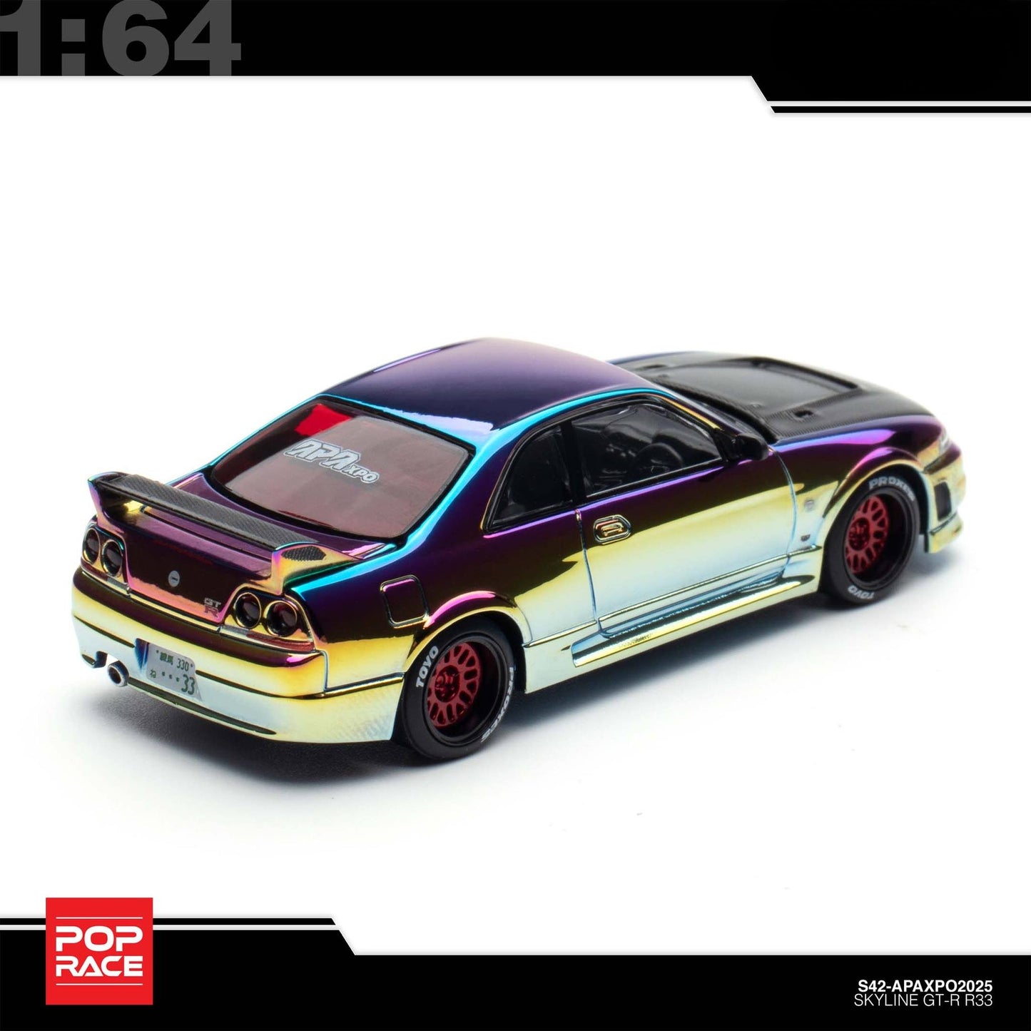 Pop Race - Skyline GT-R R33 - APA-XPO 2025 Event Modell - S42-APAXPO2025