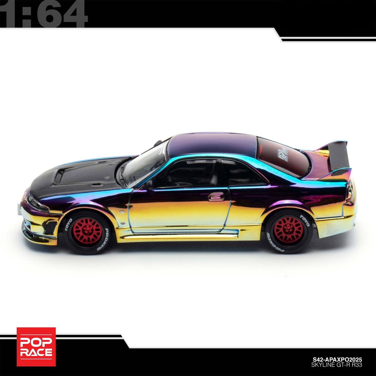 Pop Race - Skyline GT-R R33 - APA-XPO 2025 Event Modell - S42-APAXPO2025