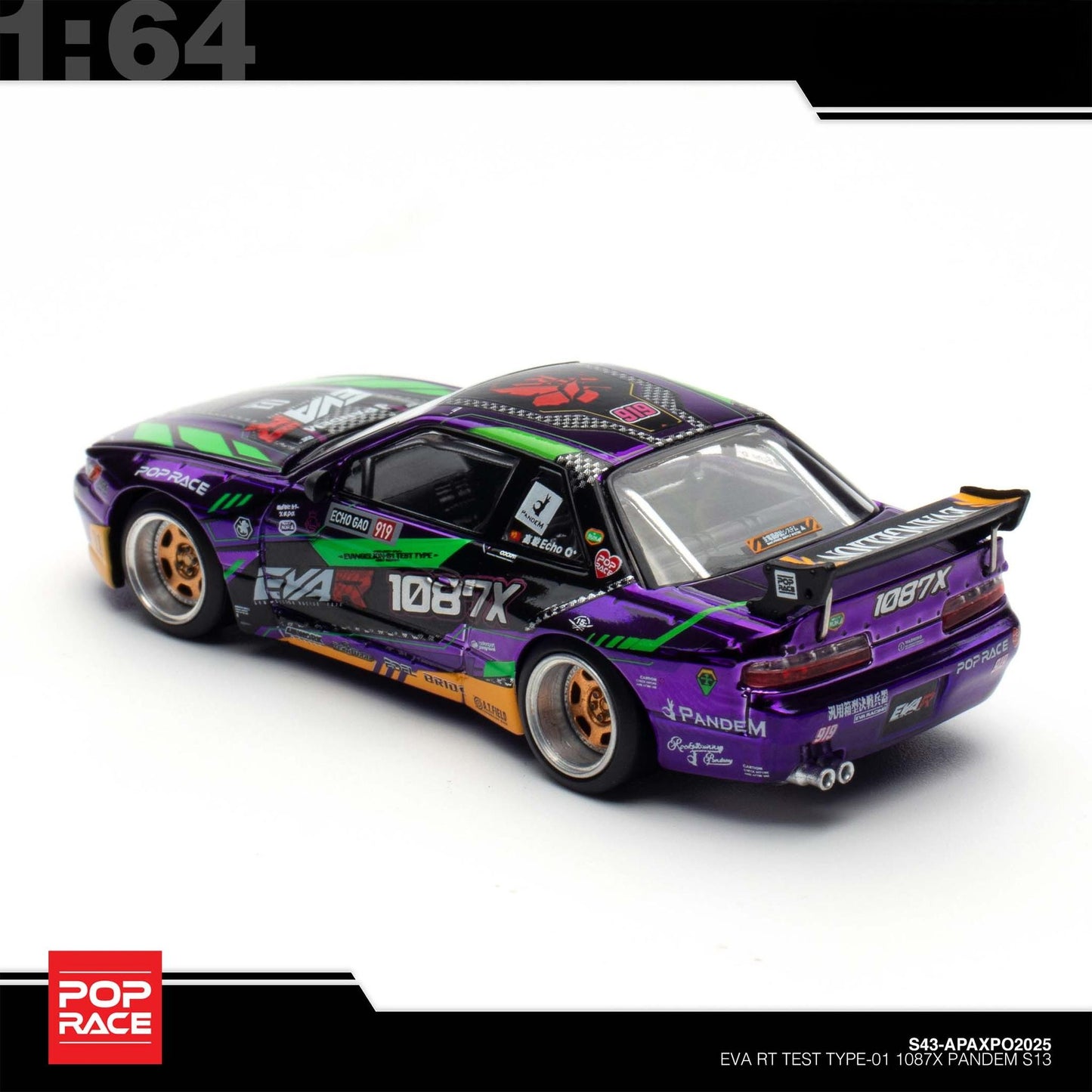 Pop Race - Pre-Order - EVA RT Test Type-01 1087X Pandem S13 - Event Model zur APA-XPO 2025 - S43-APAxpo2025